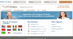 Desktop Screenshot of adomlingua.fr